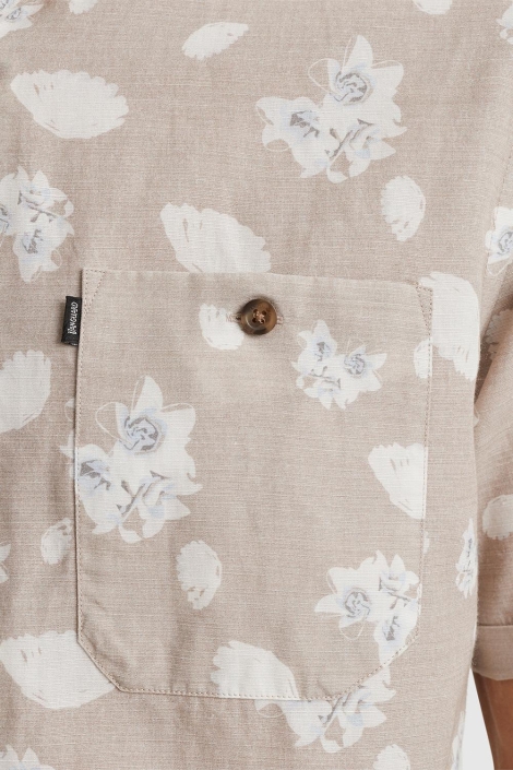 Vanguard short sleeve shirt printed tencel